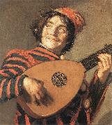 HALS, Frans Buffoon Playing a Lute France oil painting artist